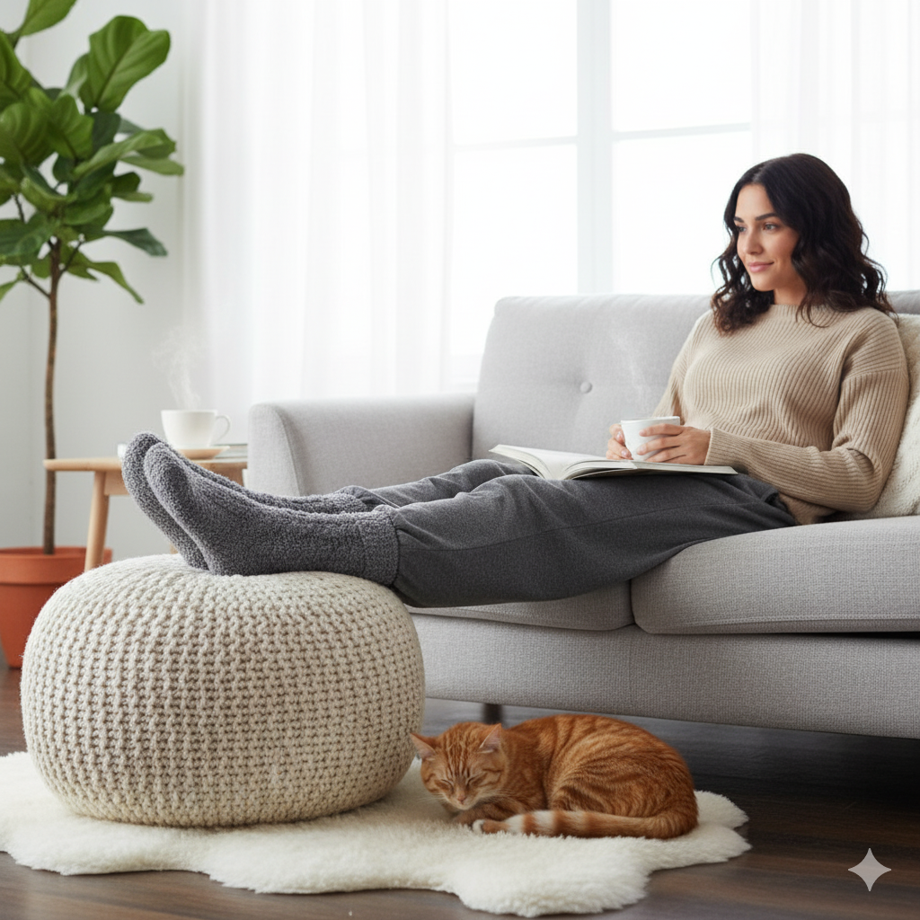 Ultra-Soft Coral Velvet Socks for Women