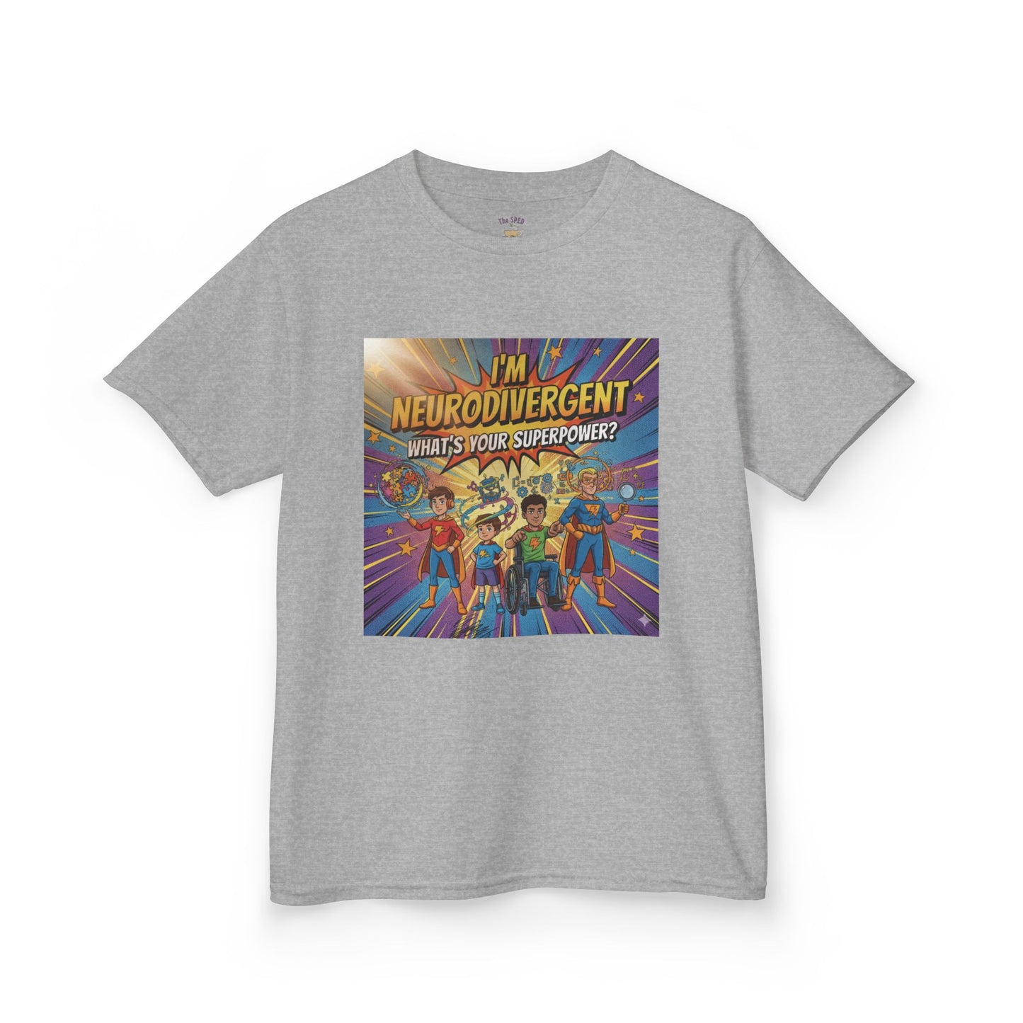 Neurodivergent Kids Tee - Support Differences with Style | SPED Kids T-Shirt