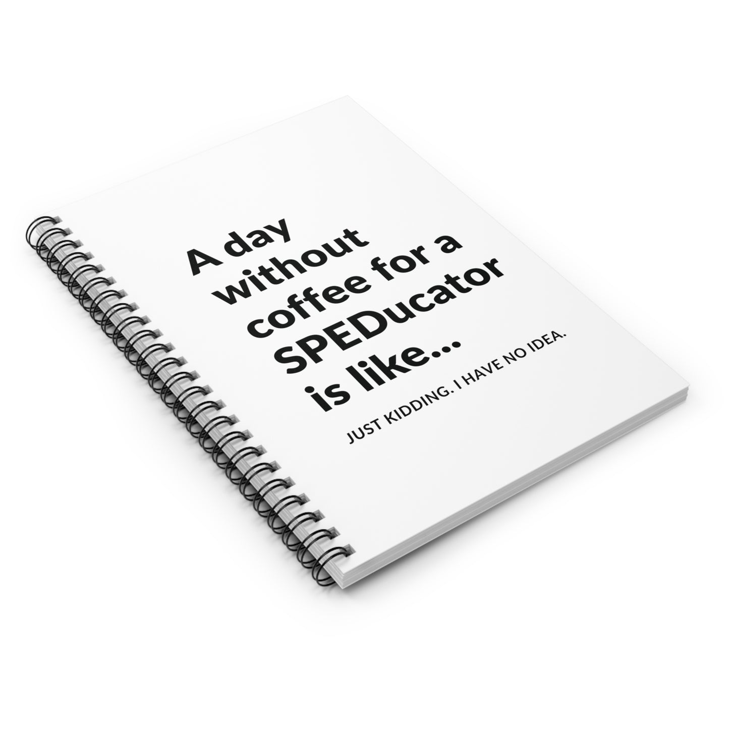 Speducator Coffee Journal | SPED Sanctuary Notebook