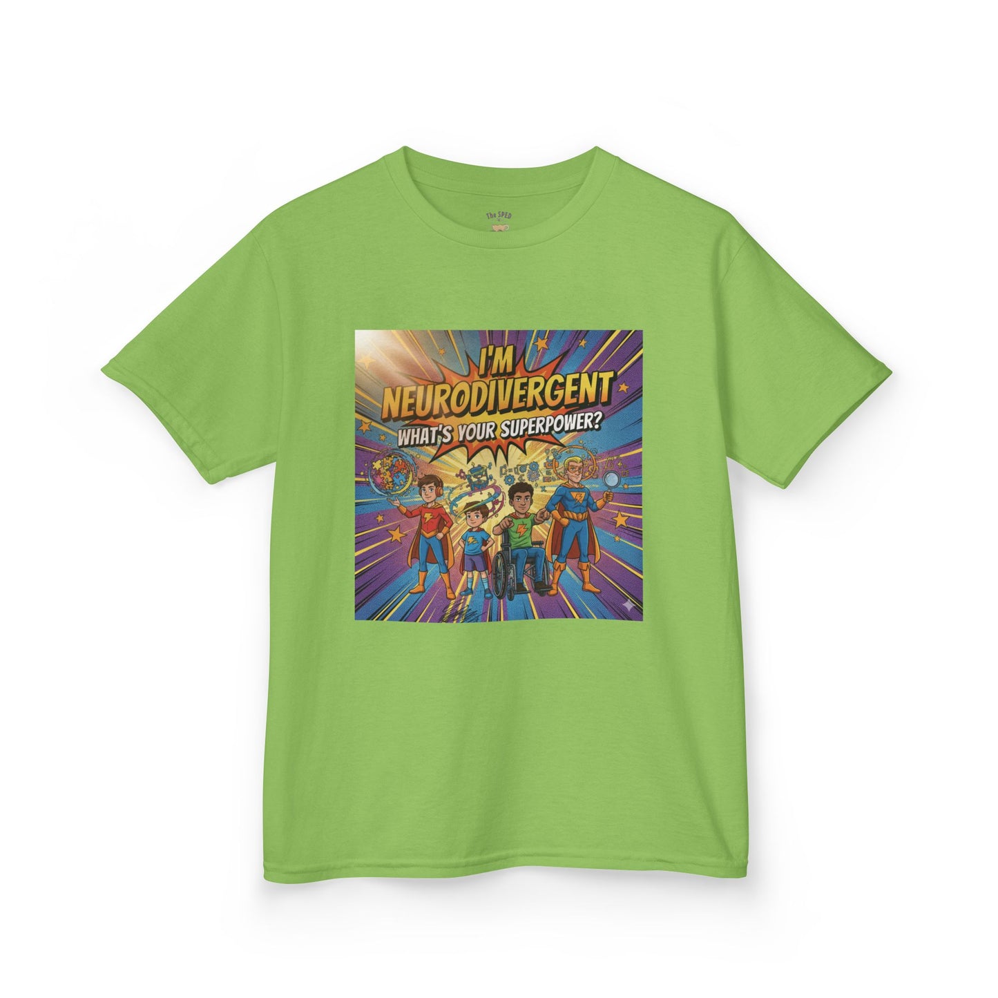 Neurodivergent Kids Tee - Support Differences with Style | SPED Kids T-Shirt