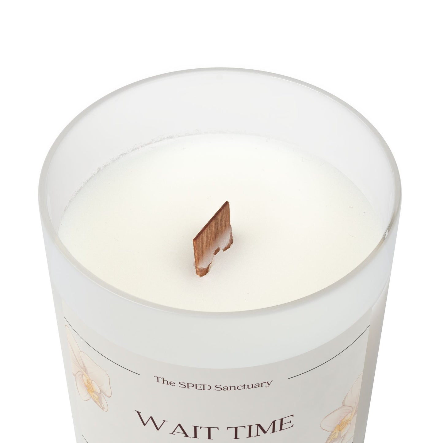 Wait Time Vanilla Aromatherapy Candle — 11oz | The SPED Sanctuary Candle