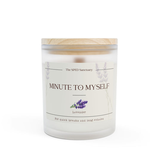 Minute to Myself Lavender Aromatherapy Candle — 11oz | The SPED Sanctuary Candle