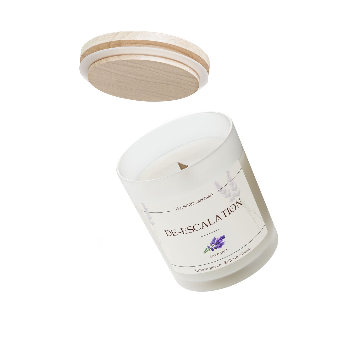De-Escalation Lavender Aromatherapy Candle — 11oz | The SPED Sanctuary Candle