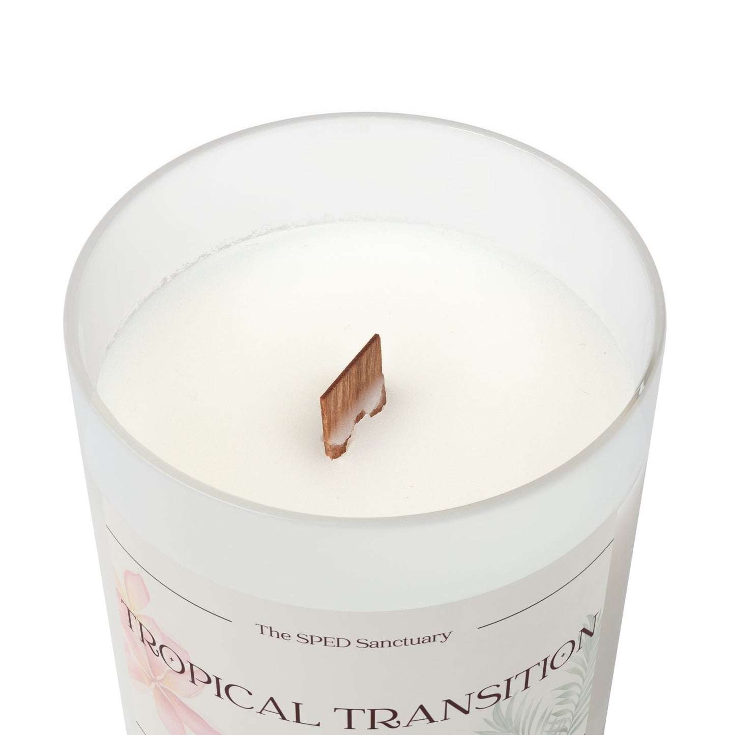 Tropical Transition Mango Coconut Aromatherapy Candle, 11oz | The SPED Sanctuary Candle