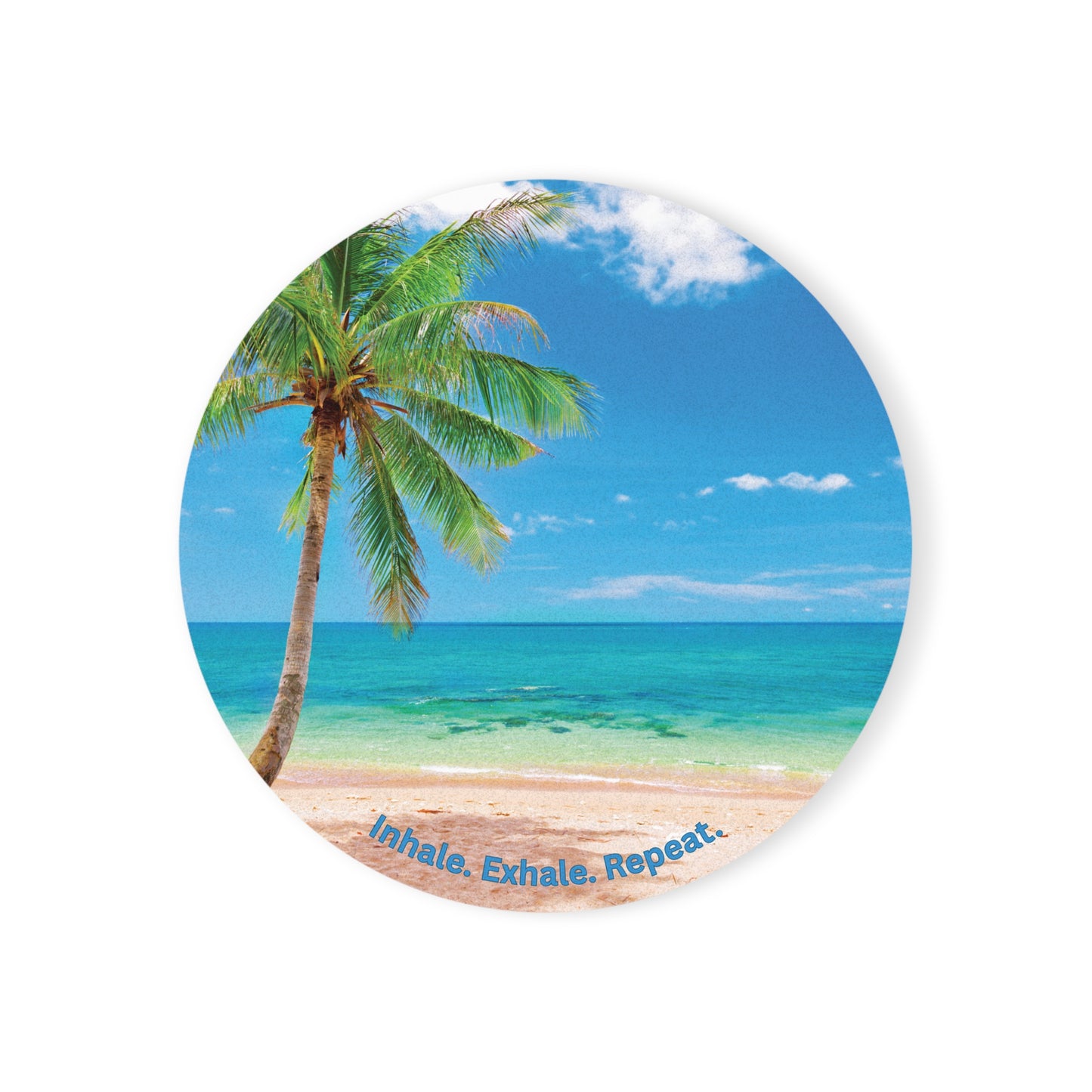 Tropical Beach Coconut Tree Coaster | The SPED Sanctuary