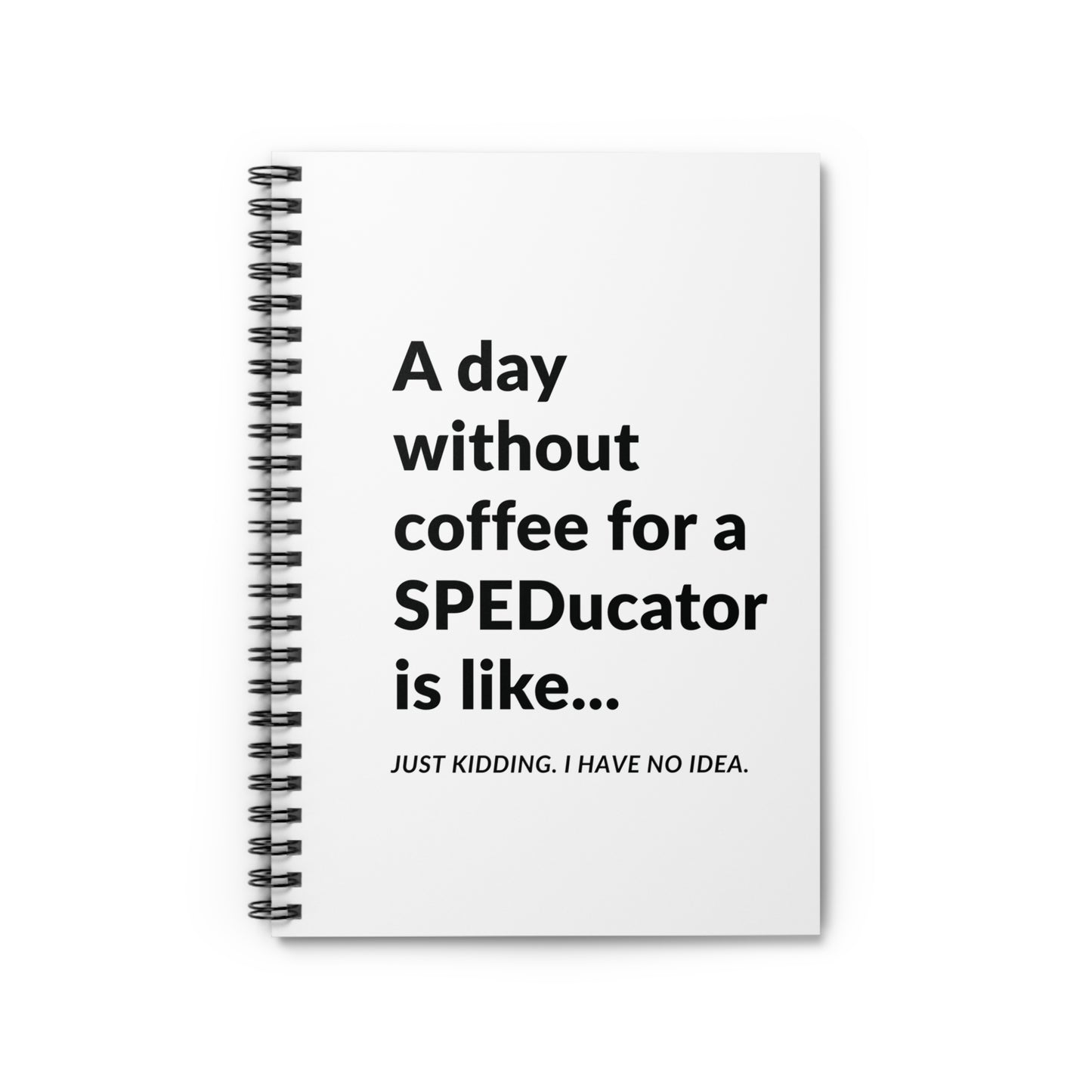Speducator Coffee Journal | SPED Sanctuary Notebook