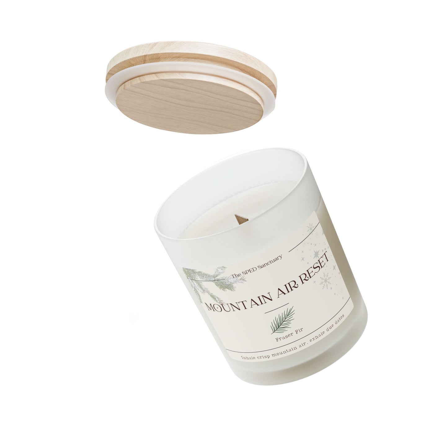 Mountain Air Reset Fraser Fir Aromatherapy Candle — 11 oz | The SPED Sanctuary