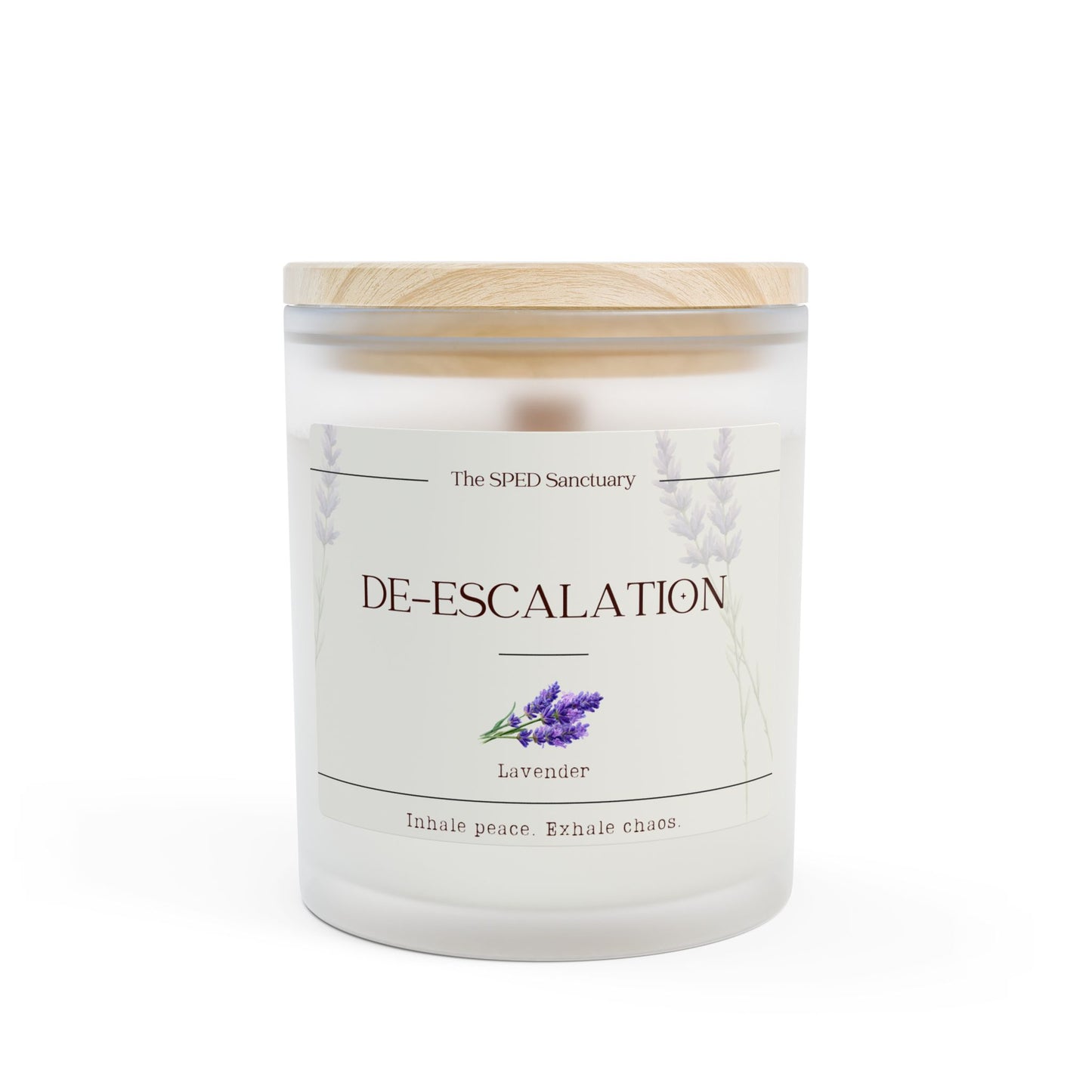 De-Escalation Lavender Aromatherapy Candle — 11oz | The SPED Sanctuary Candle
