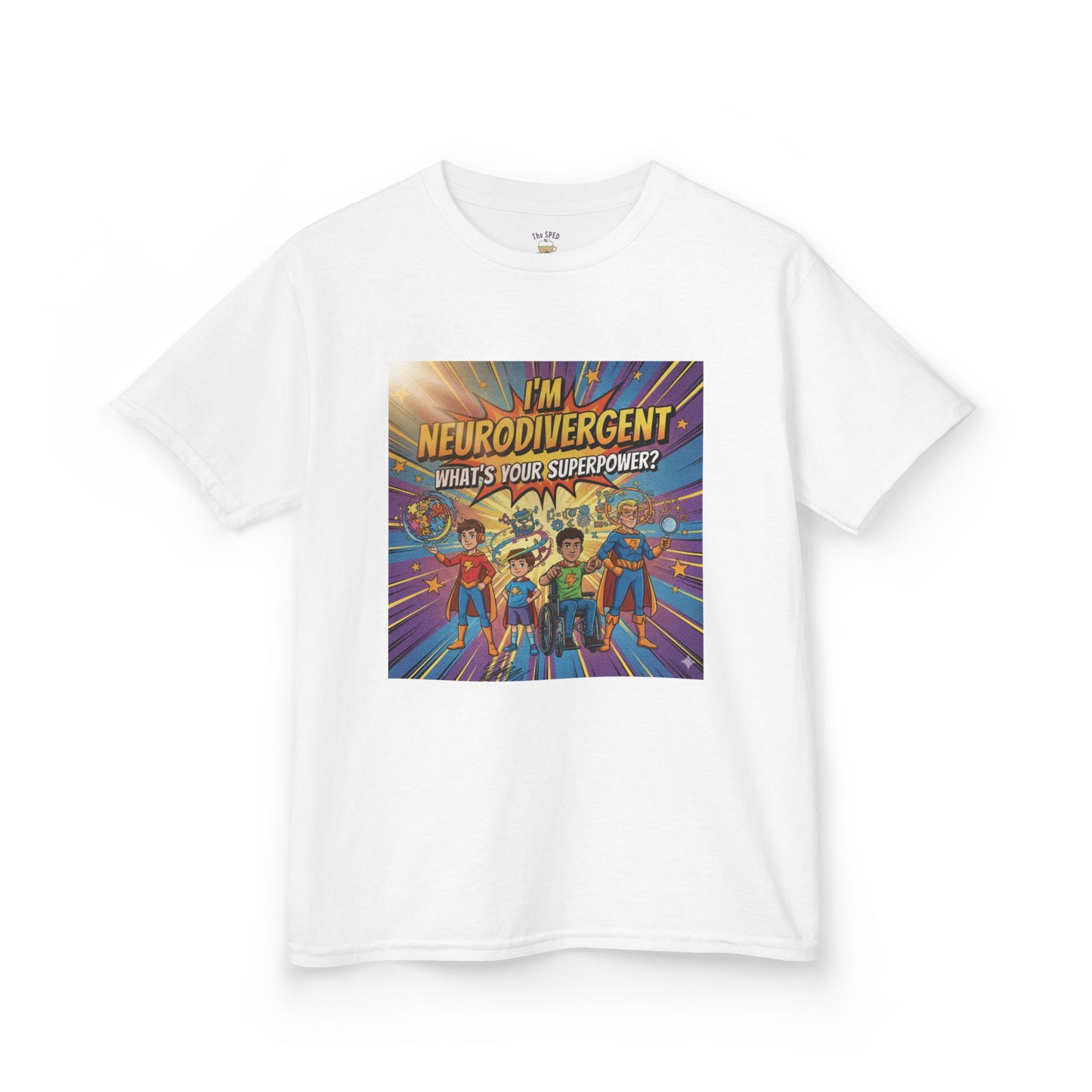 Neurodivergent Kids Tee - Support Differences with Style | SPED Kids T-Shirt