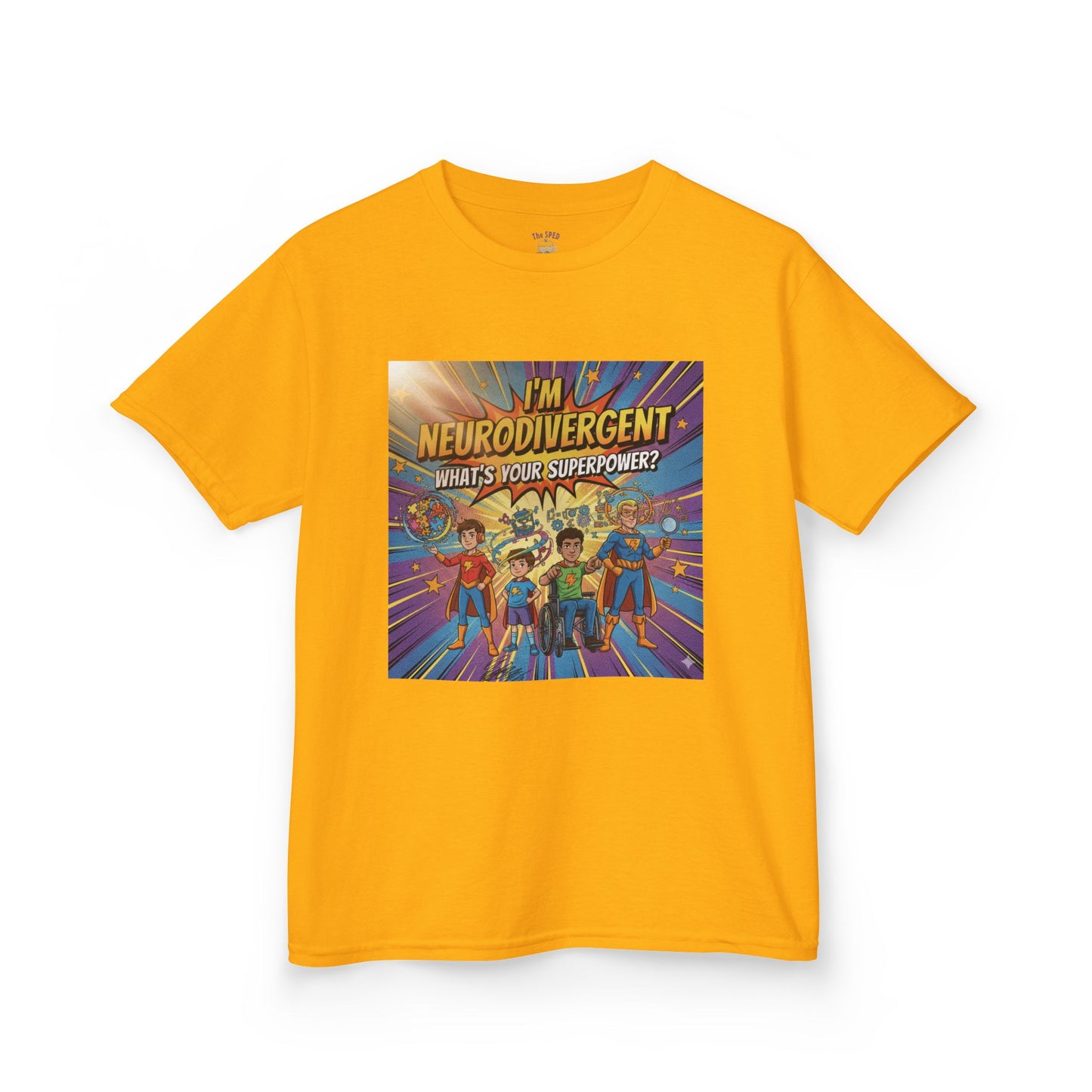 Neurodivergent Kids Tee - Support Differences with Style | SPED Kids T-Shirt