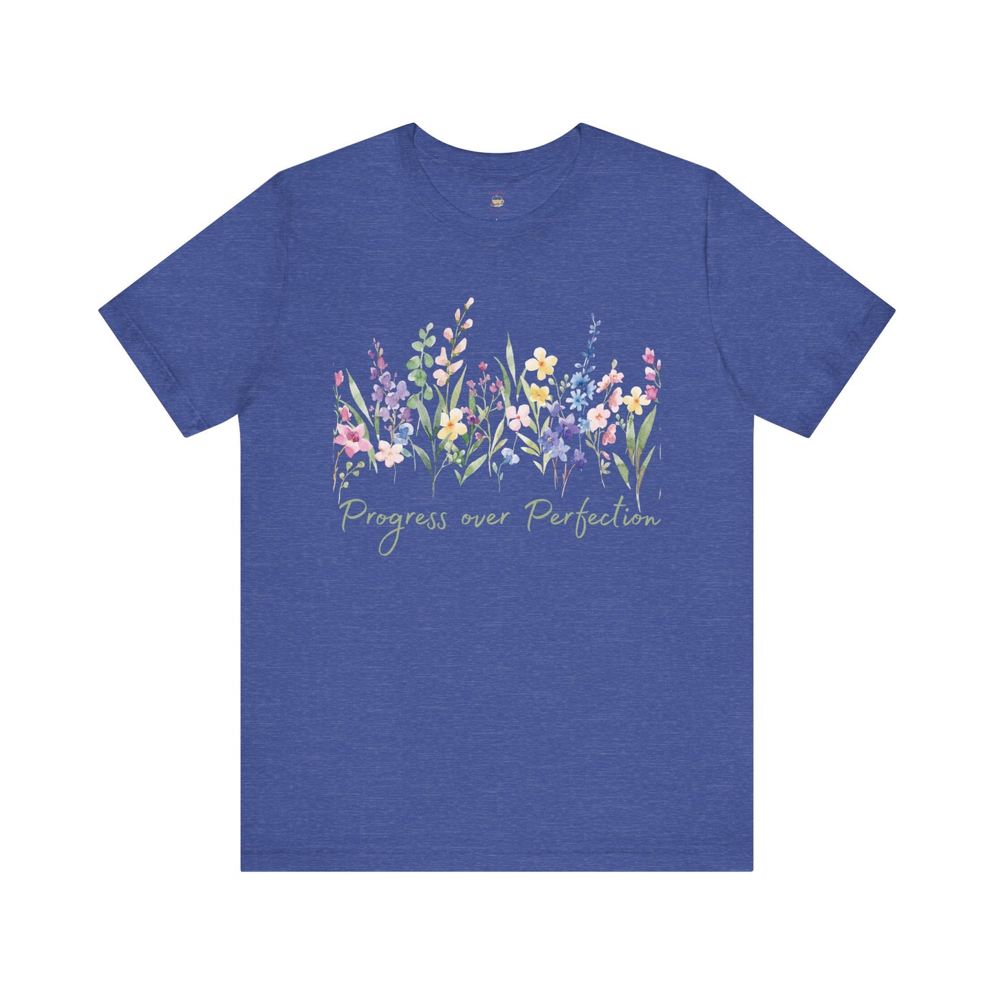 Progress Over Perfection Watercolor Wildflowers TEE | SPED Sanctuary T-Shirt