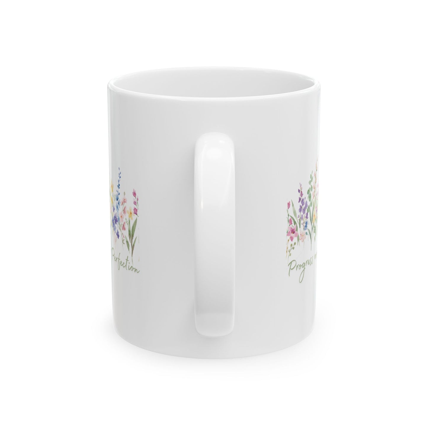 Progress Over Perfection Wildflowers Mug | SPED Sanctuary Mug