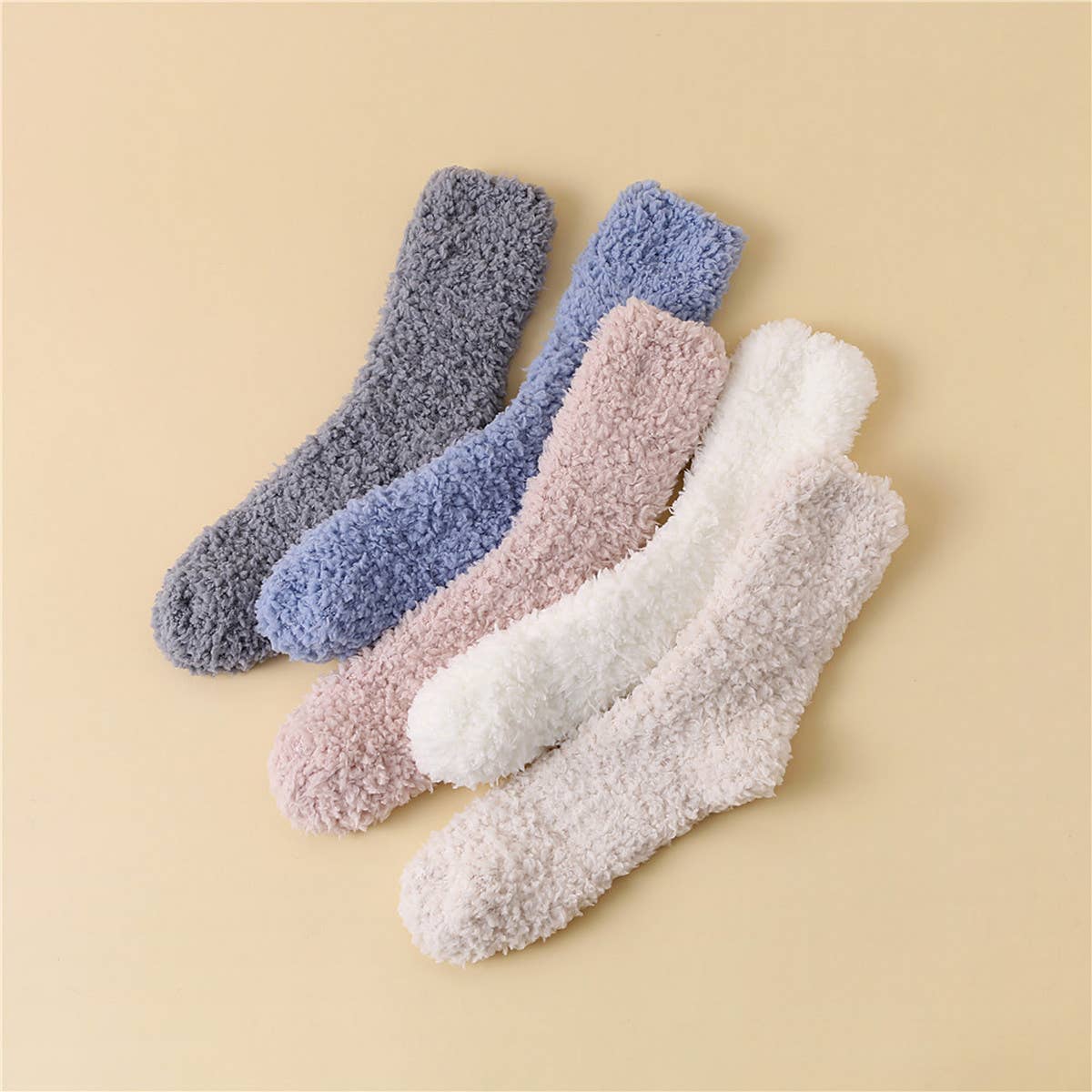 Ultra-Soft Coral Velvet Socks for Women