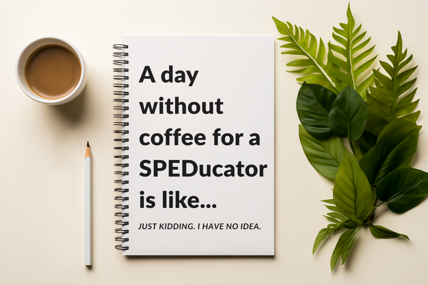 Speducator Coffee Journal | SPED Sanctuary Notebook