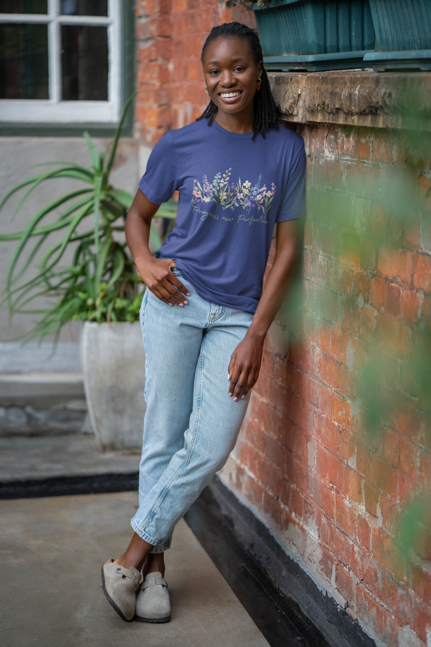 Progress Over Perfection Watercolor Wildflowers TEE | SPED Sanctuary T-Shirt